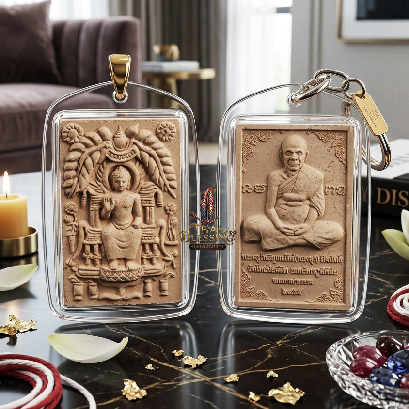 ✨ "Phra Phong Katha Phan (Dok Phayom)" (Thousand-Gatha Sacred Flower Powder Amulet) - "Phim Nang Mueang" The Supreme Isan Masterpiece of Ancient Dok Phayom Sorcery, Broken Na Dun Kru Relics, and Absolute Karmic Uplifting!