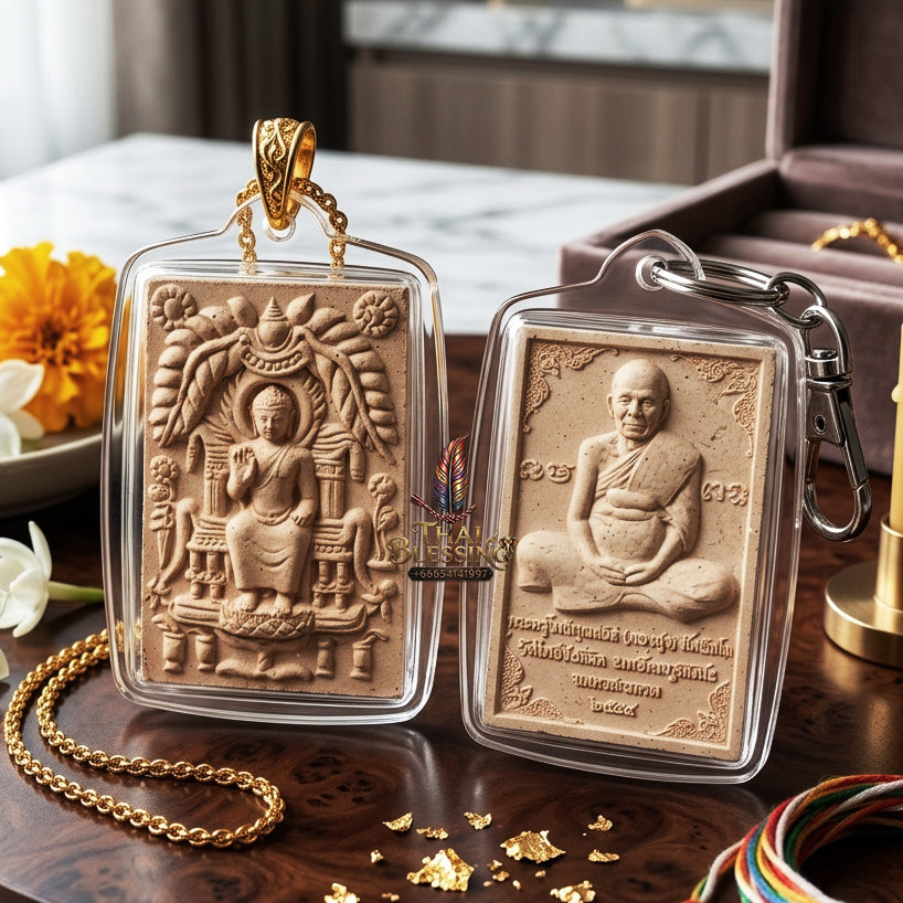 ✨ "Phra Phong Katha Phan (Dok Phayom)" (Thousand-Gatha Sacred Flower Powder Amulet) - "Phim Nang Mueang" The Supreme Isan Masterpiece of Ancient Dok Phayom Sorcery, Broken Na Dun Kru Relics, and Absolute Karmic Uplifting!
