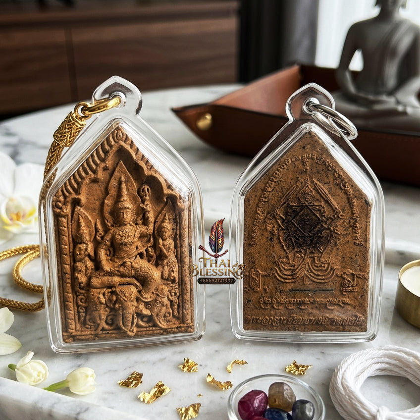✨ "Phra Phong Thai Phra In Hom Sap - Hom Saneh" (Lord Indra Sacred Powder Amulet: Wealth & Charm Fragrance) - Special Committee Edition, B.E. 2567