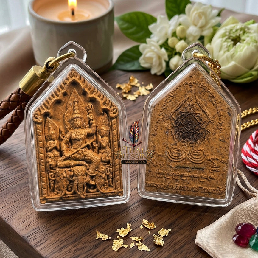 ✨ "Phra Phong Thai Phra In Hom Sap - Hom Saneh" (Lord Indra Sacred Powder Amulet: Wealth & Charm Fragrance) - Special Committee Edition, B.E. 2567