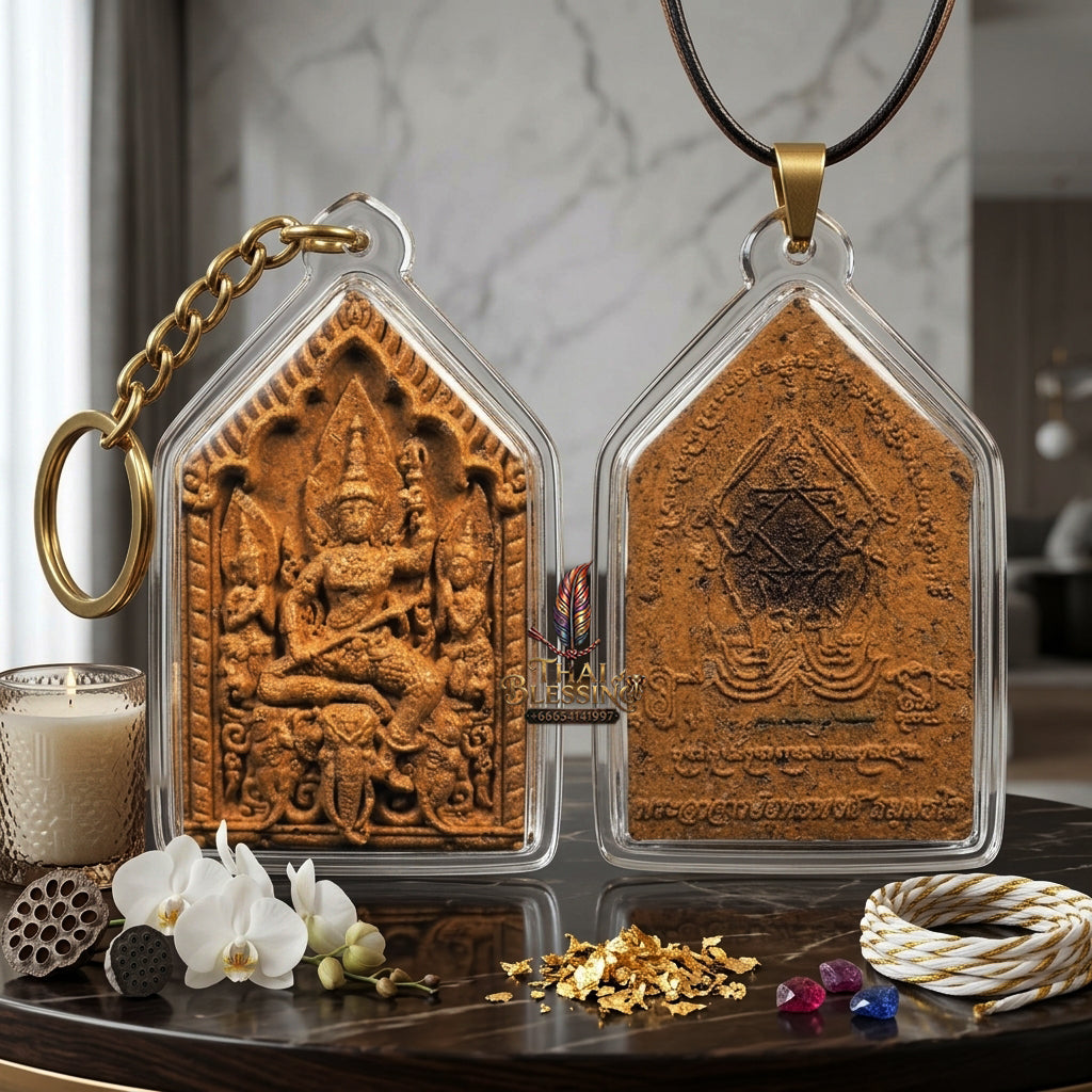 ✨ "Phra Phong Thai Phra In Hom Sap - Hom Saneh" (Lord Indra Sacred Powder Amulet: Wealth & Charm Fragrance) - Special Committee Edition, B.E. 2567