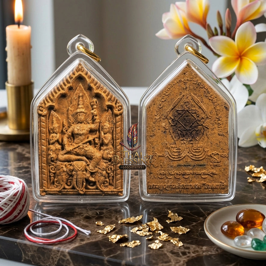 ✨ "Phra Phong Thai Phra In Hom Sap - Hom Saneh" (Lord Indra Sacred Powder Amulet: Wealth & Charm Fragrance) - Special Committee Edition, B.E. 2567