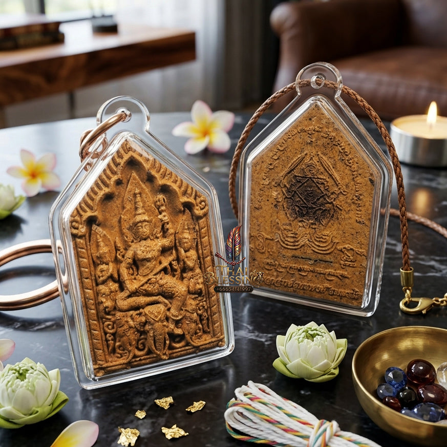 ✨ "Phra Phong Thai Phra In Hom Sap - Hom Saneh" (Lord Indra Sacred Powder Amulet: Wealth & Charm Fragrance) - Special Committee Edition, B.E. 2567