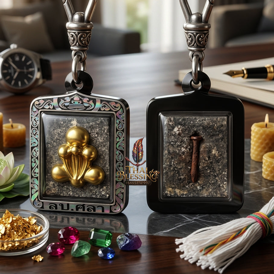 ✨ "Phra Pid Ta Kruduk Phi - Wat Pho" (Ghost Bone Phra Pid Ta) - 1st EditionThe Supreme Esoteric Masterpiece of Heavy-Duty Necromantic Sorcery, Sudden Wealth, and Absolute Protective Shielding!