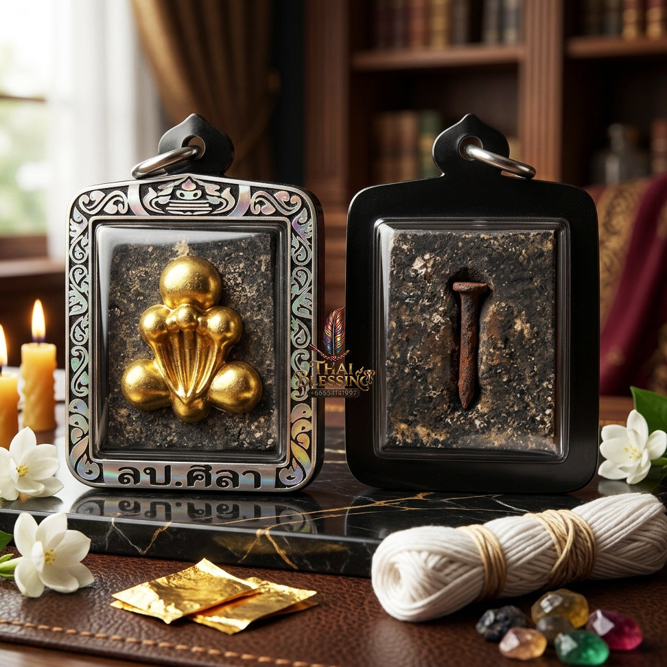 ✨ "Phra Pid Ta Kruduk Phi - Wat Pho" (Ghost Bone Phra Pid Ta) - 1st EditionThe Supreme Esoteric Masterpiece of Heavy-Duty Necromantic Sorcery, Sudden Wealth, and Absolute Protective Shielding!