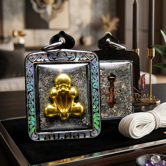 ✨ "Phra Pid Ta Kruduk Phi - Wat Pho" (Ghost Bone Phra Pid Ta) - 1st EditionThe Supreme Esoteric Masterpiece of Heavy-Duty Necromantic Sorcery, Sudden Wealth, and Absolute Protective Shielding!