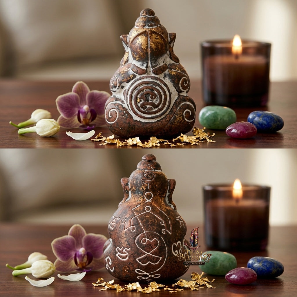 ✨ "Phra Pit Ta Na No Mo" (Closed-Eyes Buddha of Southern Magical Authority) - Ancient-Cast Navaloha Edition, Nine-Alchemical Metal Mastery, Total Misfortune Closure, and Southern Esoteric Defense!