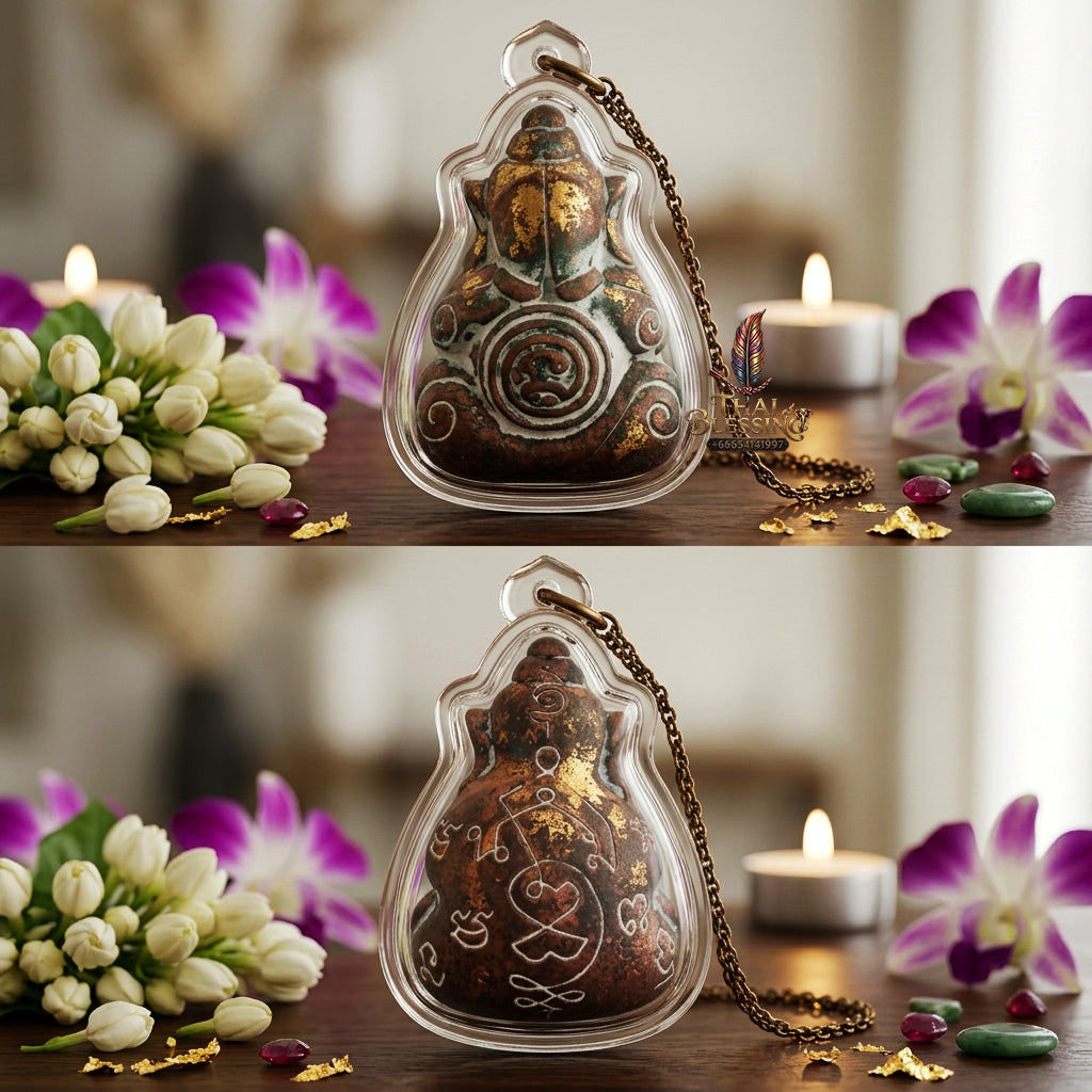 ✨ "Phra Pit Ta Na No Mo" (Closed-Eyes Buddha of Southern Magical Authority) - Ancient-Cast Navaloha Edition, Nine-Alchemical Metal Mastery, Total Misfortune Closure, and Southern Esoteric Defense!
