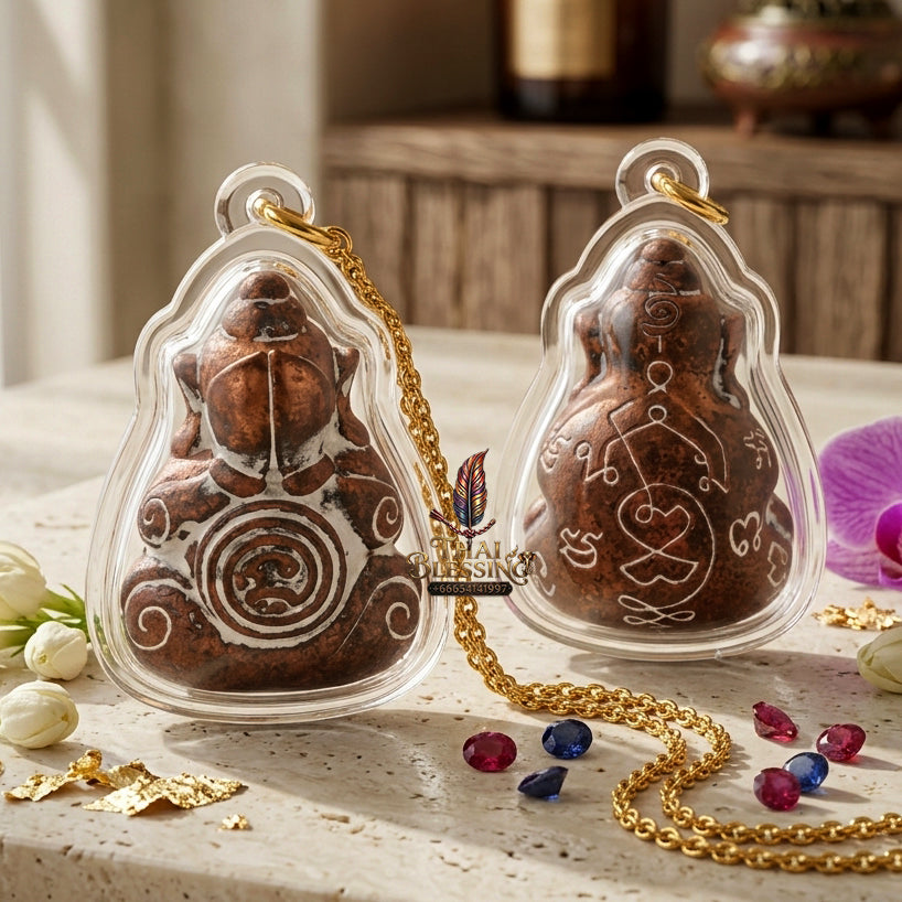 ✨ "Phra Pit Ta Na No Mo" (Closed-Eyes Buddha of Southern Magical Authority) - Ancient-Cast Navaloha Edition, Nine-Alchemical Metal Mastery, Total Misfortune Closure, and Southern Esoteric Defense!