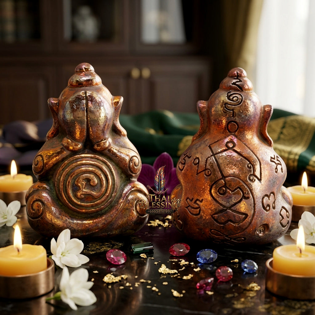 ✨ "Phra Pit Ta Na No Mo" (Closed-Eyes Buddha of Southern Magical Authority) - Chanuan Chao Nam Ngoen Hardened Invulnerability, Alchemical Purity, and Southern Esoteric Mastery!