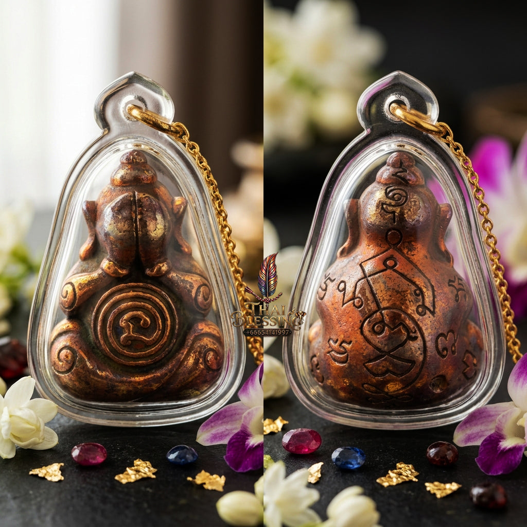 ✨ "Phra Pit Ta Na No Mo" (Closed-Eyes Buddha of Southern Magical Authority) - Chanuan Chao Nam Ngoen Hardened Invulnerability, Alchemical Purity, and Southern Esoteric Mastery!