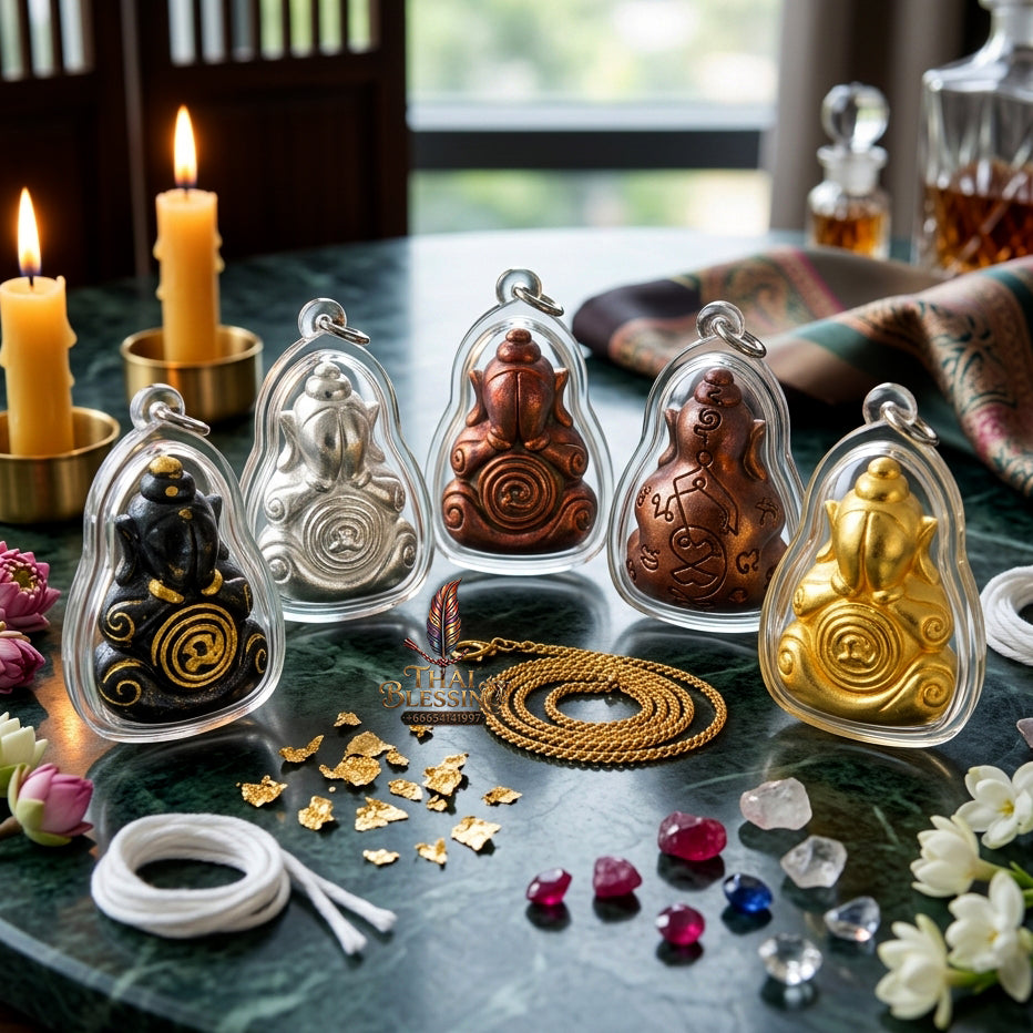 ✨ Phra Pit Ta Na No Mo (Closed-Eyes Buddha of Southern Magical Authority) - Gold-Plated Samrit Bronze Edition Radiant Wealth Prestige, Total Misfortune Closure, and Southern Esoteric Mastery!