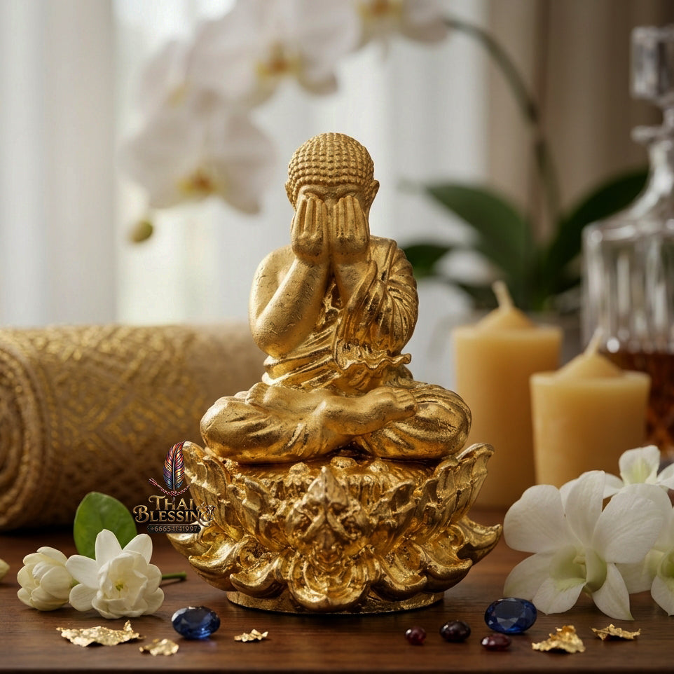 ✨ "Phra Pit Ta Setthi Anantakan" (Millionaire's Eternal Phra Pit Ta) - Gold-Plated Samrit Bronze Edition Endless Wealth Attraction, Misfortune Closure, and Central-Region Esoteric Mastery!