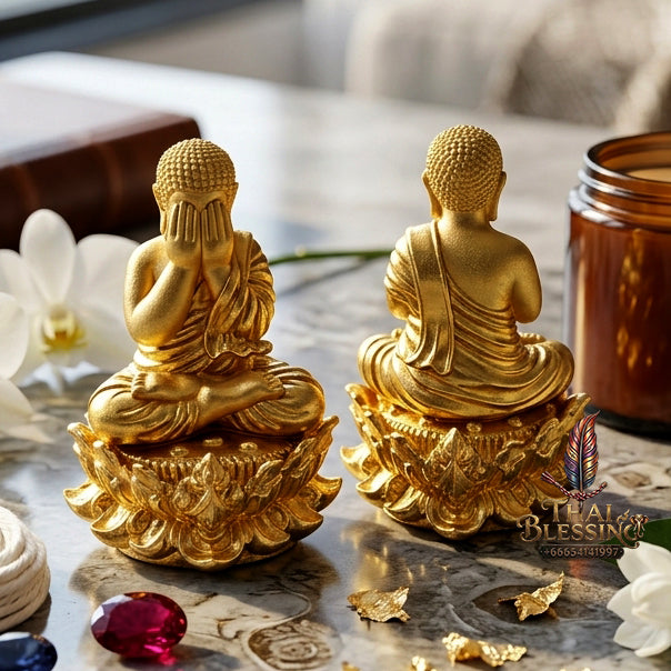 ✨ "Phra Pit Ta Setthi Anantakan" (Millionaire's Eternal Phra Pit Ta) - Gold-Plated Samrit Bronze Edition Endless Wealth Attraction, Misfortune Closure, and Central-Region Esoteric Mastery!