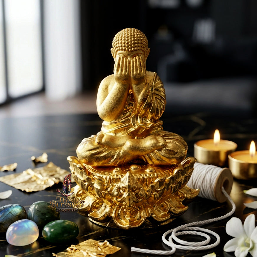 ✨ "Phra Pit Ta Setthi Anantakan" (Millionaire's Eternal Phra Pit Ta) - Gold-Plated Samrit Bronze Edition Endless Wealth Attraction, Misfortune Closure, and Central-Region Esoteric Mastery!