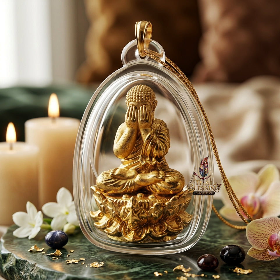 ✨ "Phra Pit Ta Setthi Anantakan" (Millionaire's Eternal Phra Pit Ta) - Gold-Plated Samrit Bronze Edition Endless Wealth Attraction, Misfortune Closure, and Central-Region Esoteric Mastery!