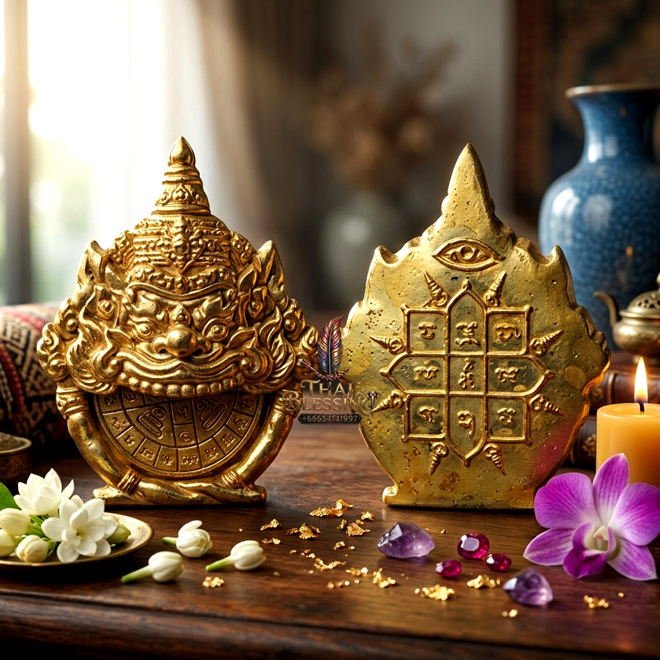 ✨ "Phra Rahu Duang Mun Di" (The Fate-Turning Rahu) Astrological Defense, Luck Reversal, and Continuous Financial Momentum!