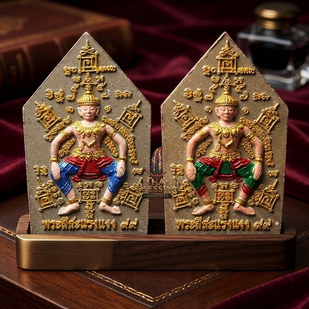 Sacred "Phra Si Salaeng Haeng" (Holy Powder Edition) by Wat Khao Chong Kling Chong Krot, Consecrated by Luang Pu Yam, Wat Sam Ngam 2013