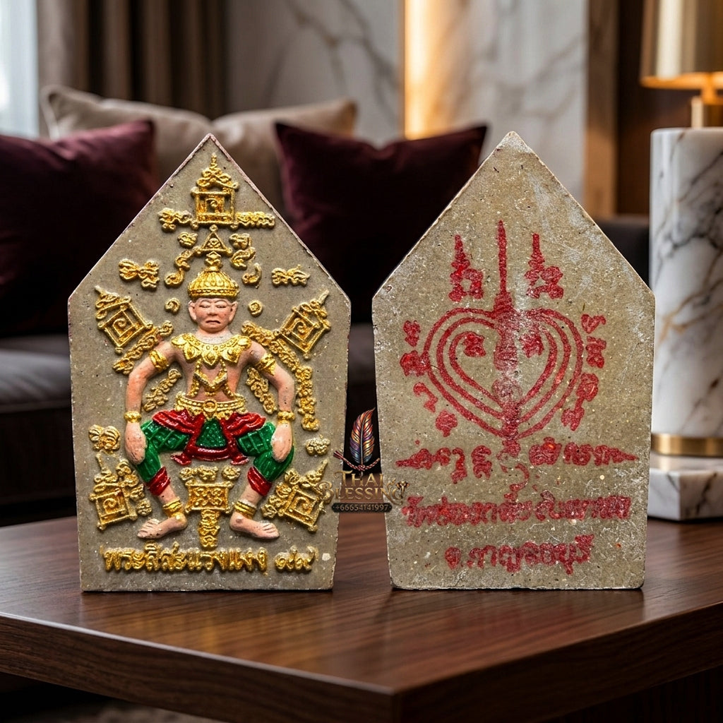 Sacred "Phra Si Salaeng Haeng" (Holy Powder Edition) by Wat Khao Chong Kling Chong Krot, Consecrated by Luang Pu Yam, Wat Sam Ngam 2013