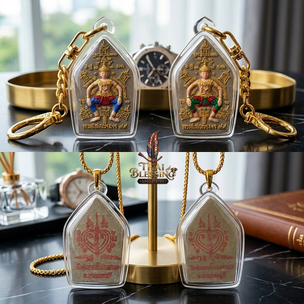 Sacred "Phra Si Salaeng Haeng" (Holy Powder Edition) by Wat Khao Chong Kling Chong Krot, Consecrated by Luang Pu Yam, Wat Sam Ngam 2013