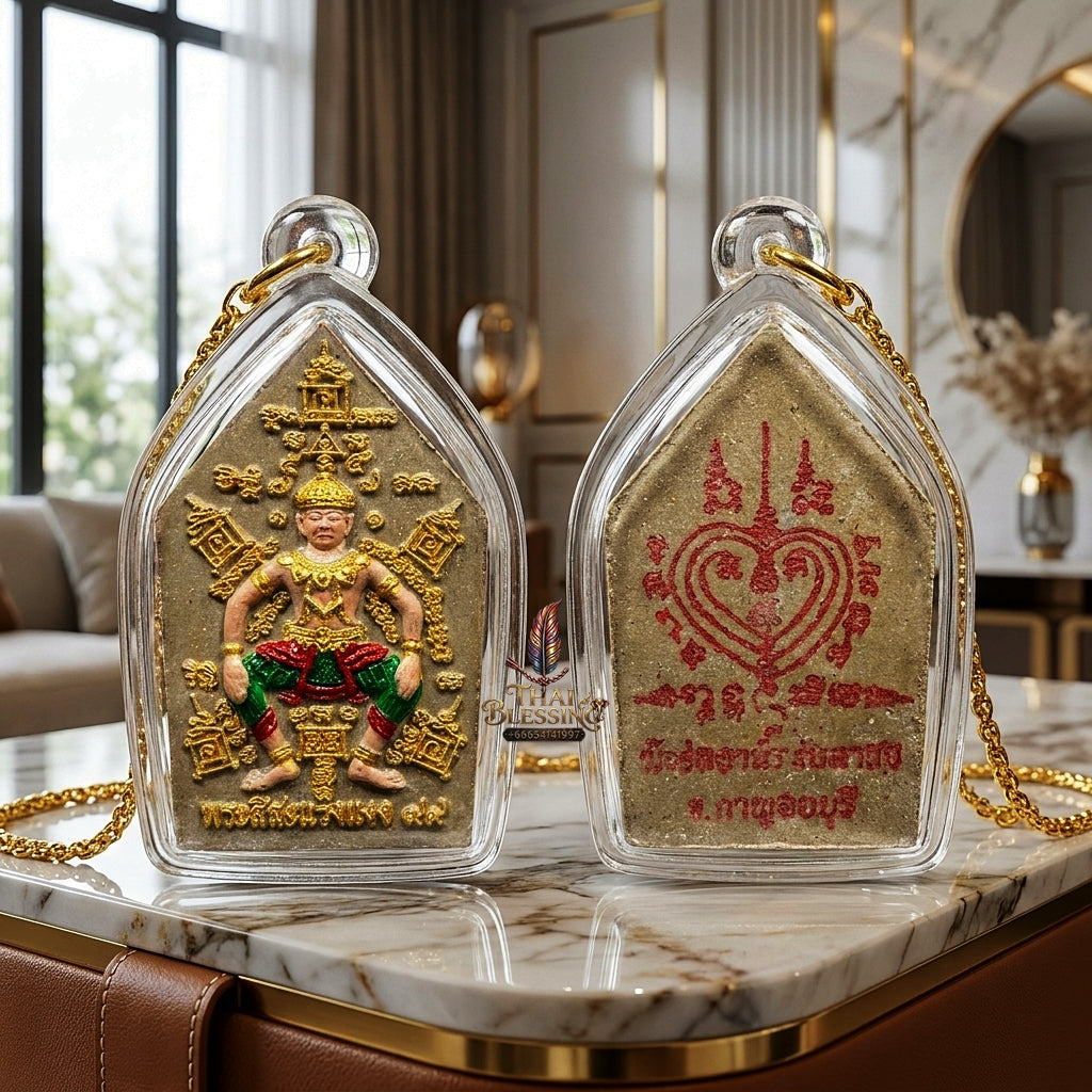 Sacred "Phra Si Salaeng Haeng" (Holy Powder Edition) by Wat Khao Chong Kling Chong Krot, Consecrated by Luang Pu Yam, Wat Sam Ngam 2013