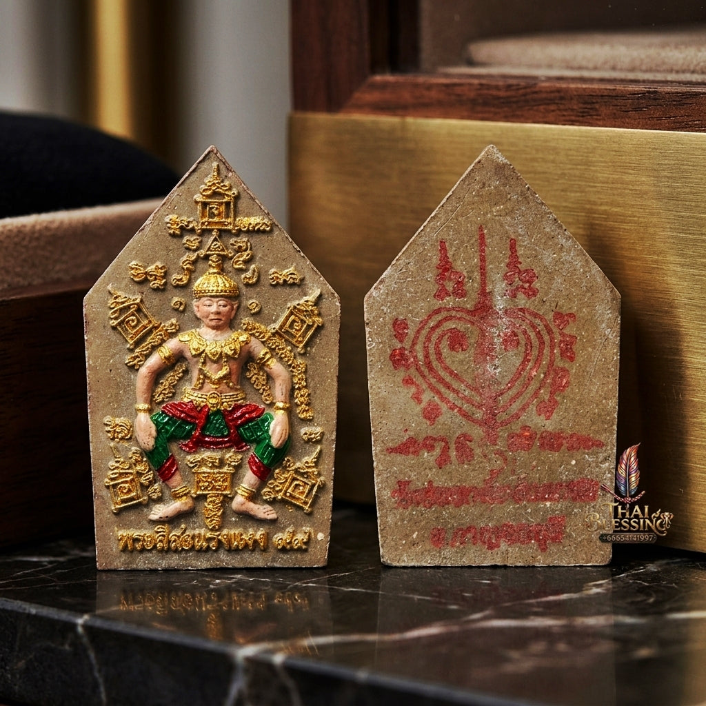 Sacred "Phra Si Salaeng Haeng" (Holy Powder Edition) by Wat Khao Chong Kling Chong Krot, Consecrated by Luang Pu Yam, Wat Sam Ngam 2013