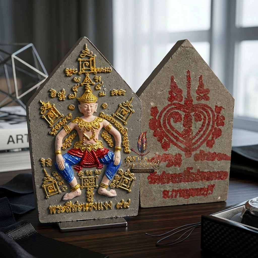 Sacred "Phra Si Salaeng Haeng" by Luang Pu Yam, Wat Sam Ngam 2013 for Extreme Seduction, Universal Popularity, and Master-Level Metta