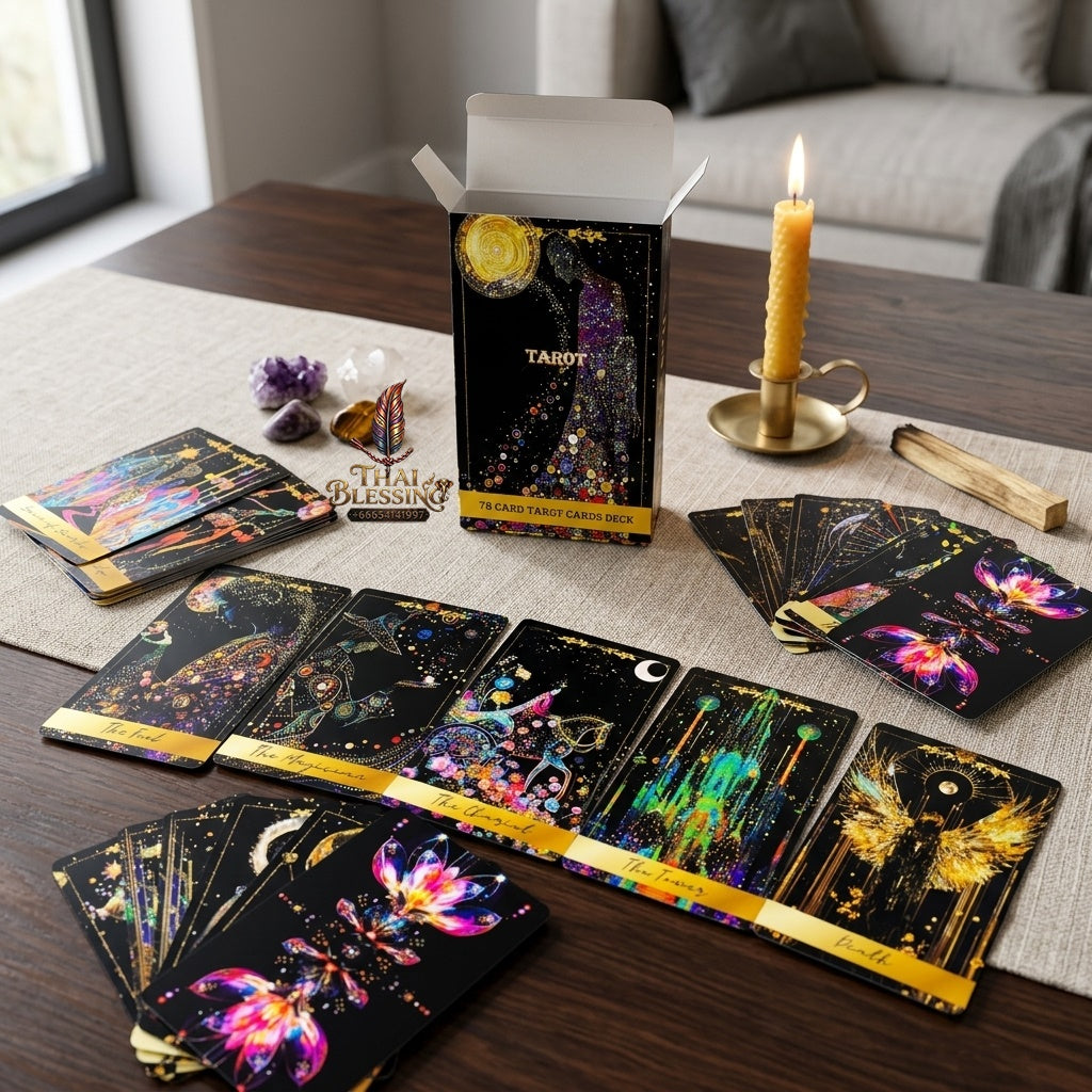 ✨ Predictive Divination Tarot Deck 78-Piece Oracle Cards Set - Board Game, Family Party Game, and Holiday Entertainment Essentials