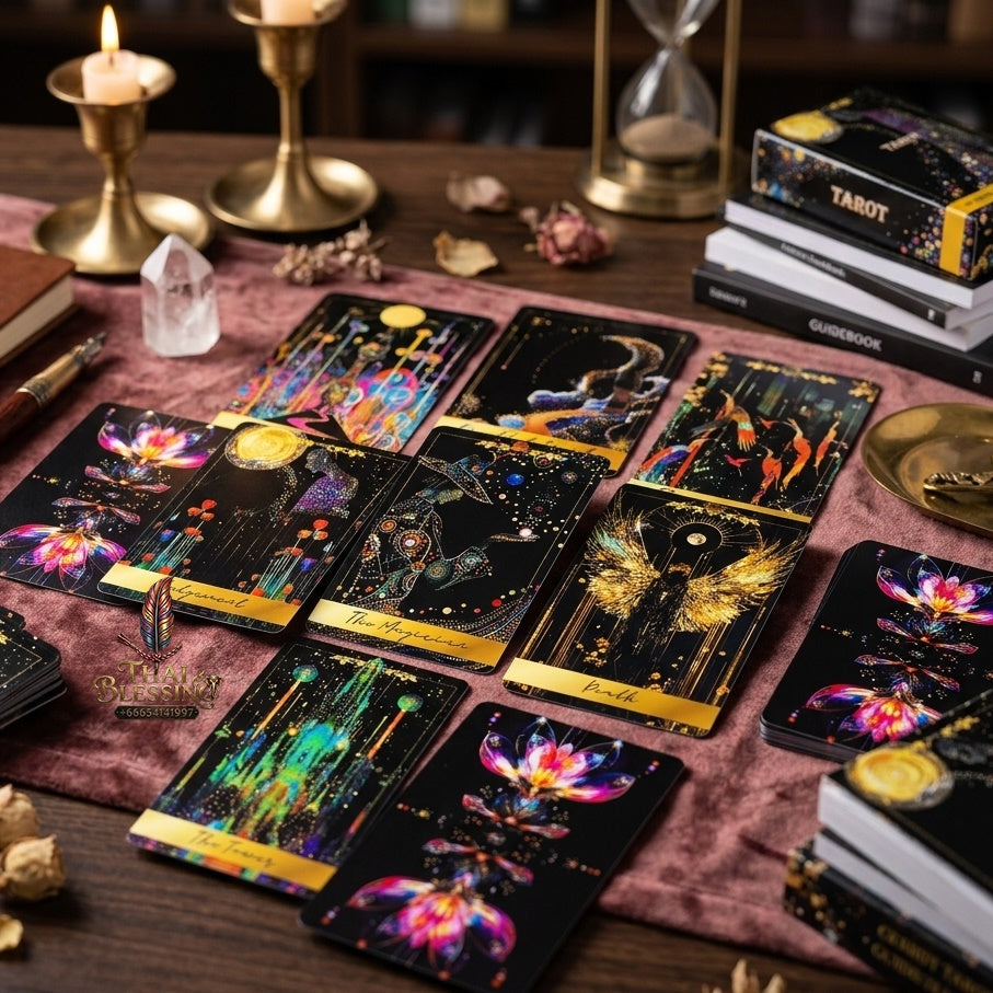 ✨ Predictive Divination Tarot Deck 78-Piece Oracle Cards Set - Board Game, Family Party Game, and Holiday Entertainment Essentials