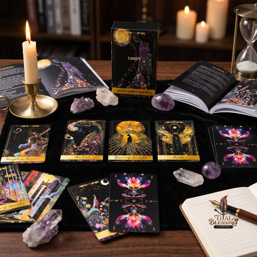 ✨ Predictive Divination Tarot Deck 78-Piece Oracle Cards Set - Board Game, Family Party Game, and Holiday Entertainment Essentials