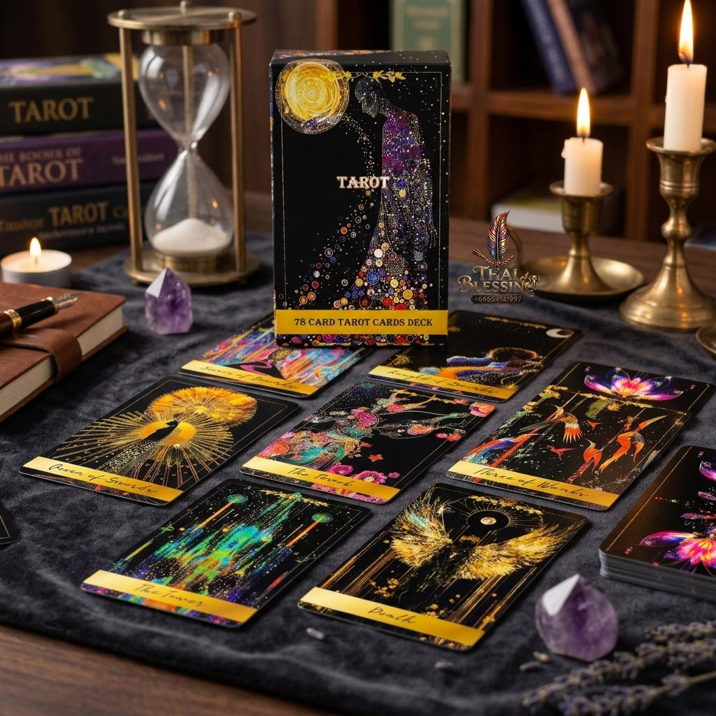 ✨ Predictive Divination Tarot Deck 78-Piece Oracle Cards Set - Board Game, Family Party Game, and Holiday Entertainment Essentials