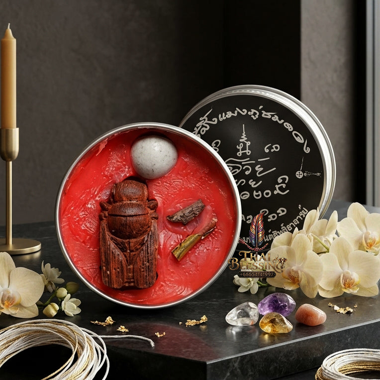 ✨ "Si Phueng Phaya Maeng Phu Chom Duang" (Destiny-Enhancing Royal Bumblebee Wax) - Limited Edition of 37 Cases,