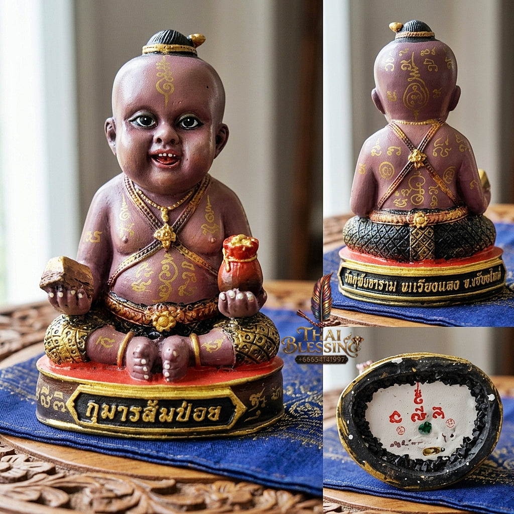 Sacred "Kuman Sompoi" (Worship Size Wish-Fulfillment Edition) Supreme Wealth Generation, House Blessing, and Guaranteed Success