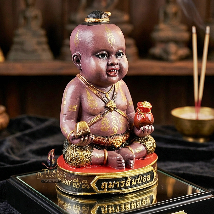 Sacred "Kuman Sompoi" (Worship Size Wish-Fulfillment Edition) Supreme Wealth Generation, House Blessing, and Guaranteed Success