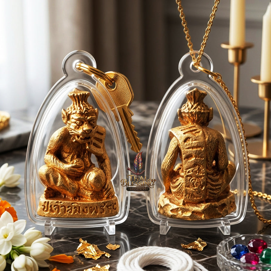 ✨ "Pu Chao Saming Phrai" (Grandfather Hermit of the Tiger Skin) - Samrit Bronze Edition,The Supreme Masterpiece of Absolute Maha Saneh Charm, Romantic Magnetism, and Legendary Hermit Lineage!