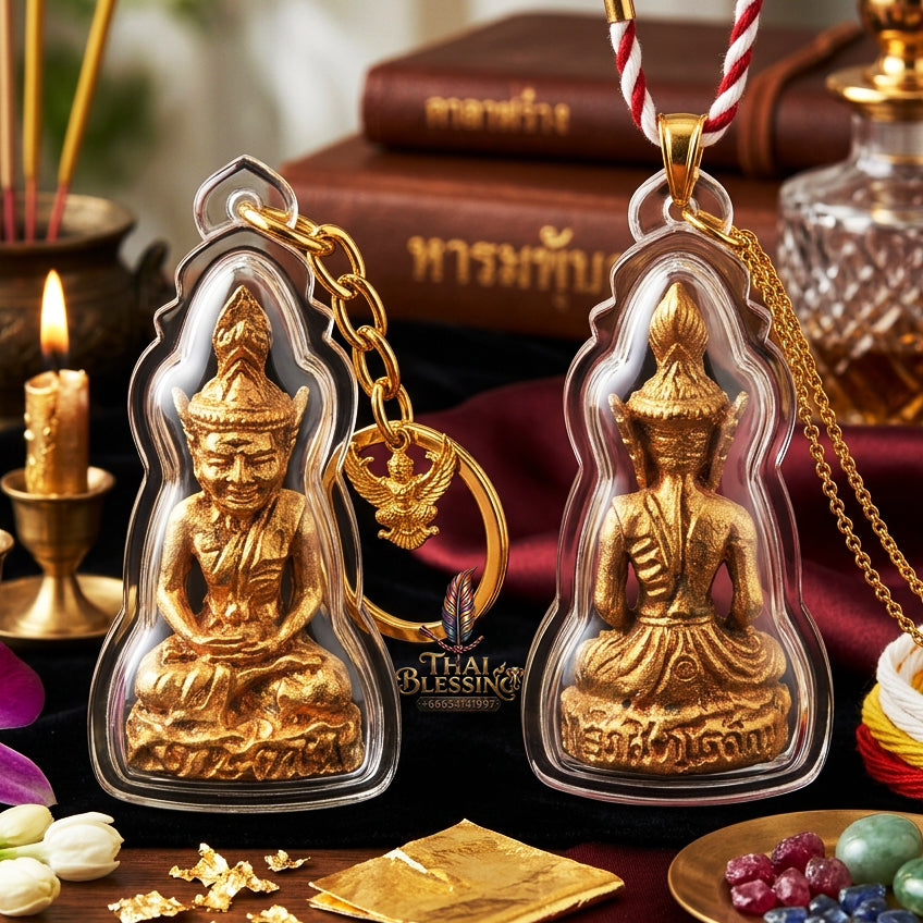 ✨ "Pu Ruesi Ta Fai" (Grandfather Hermit of the Fiery Third Eye) - Sacred Occult Alloy Edition,