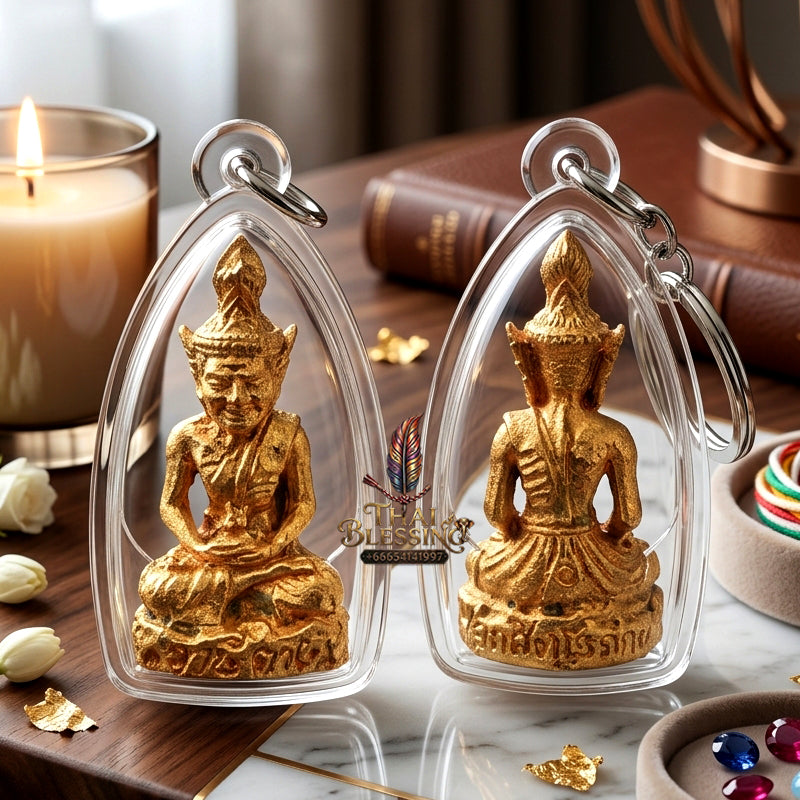 ✨ "Pu Ruesi Ta Fai" (Grandfather Hermit of the Fiery Third Eye) - Sacred Occult Alloy Edition,
