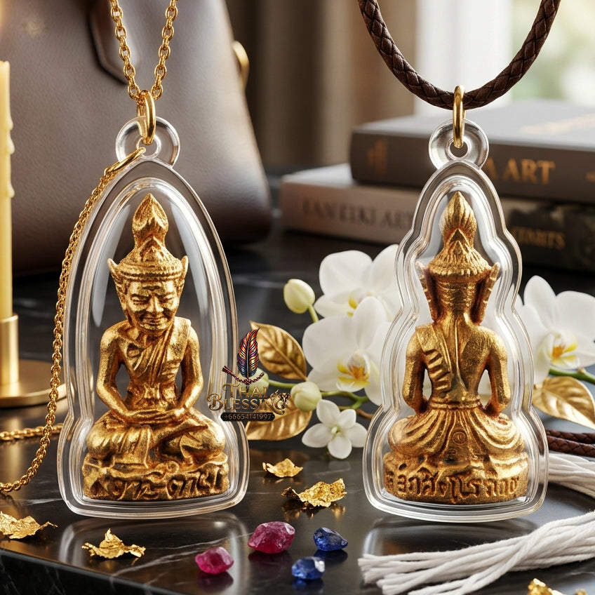 ✨ "Pu Ruesi Ta Fai" (Grandfather Hermit of the Fiery Third Eye) - Sacred Occult Alloy Edition,