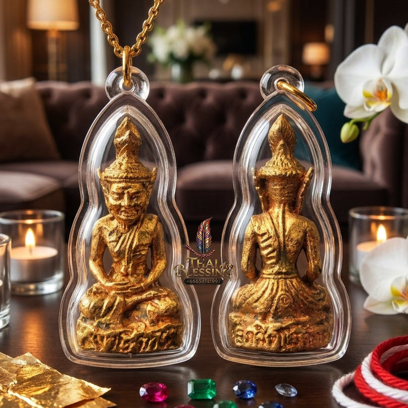 ✨ "Pu Ruesi Ta Fai" (Grandfather Hermit of the Fiery Third Eye) - Sacred Occult Alloy Edition,