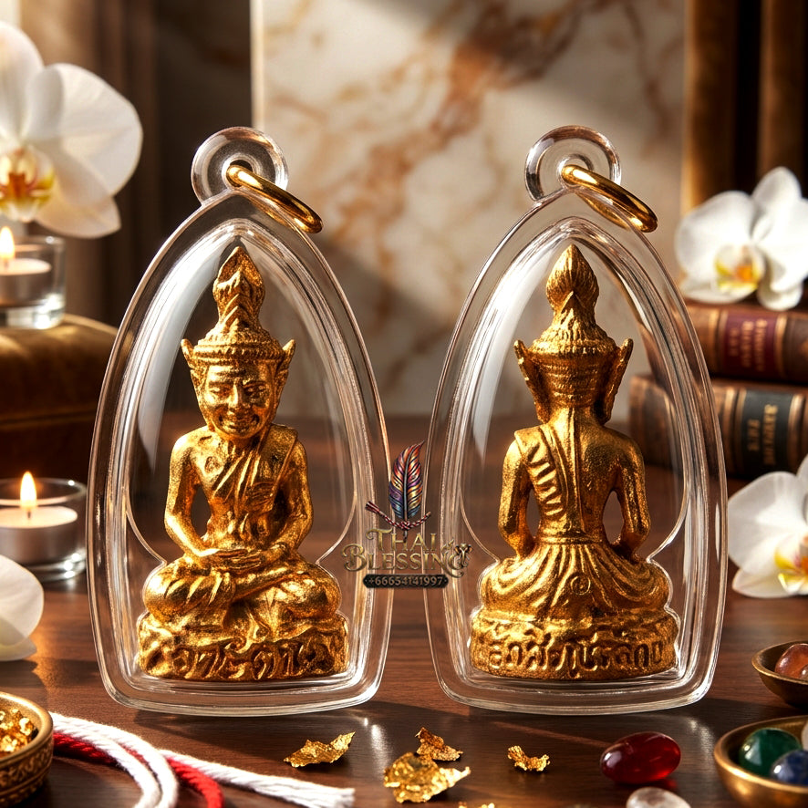 ✨ "Pu Ruesi Ta Fai" (Grandfather Hermit of the Fiery Third Eye) - Sacred Occult Alloy Edition,
