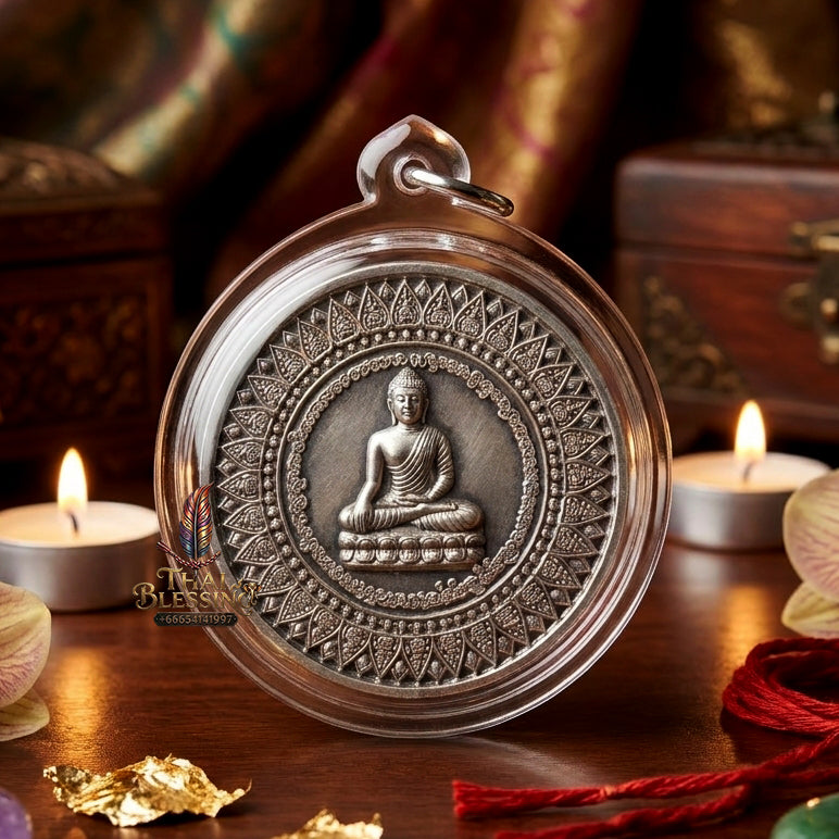 ✨ "Rian Ngoen Lai Ma" (Money-Flowing Coin) - Uncut-Rim Lead Edition (Tuek Mai Tat Pik), B.E. 2547 Luang Pho Phra Phuttha Nimit Ong Dam