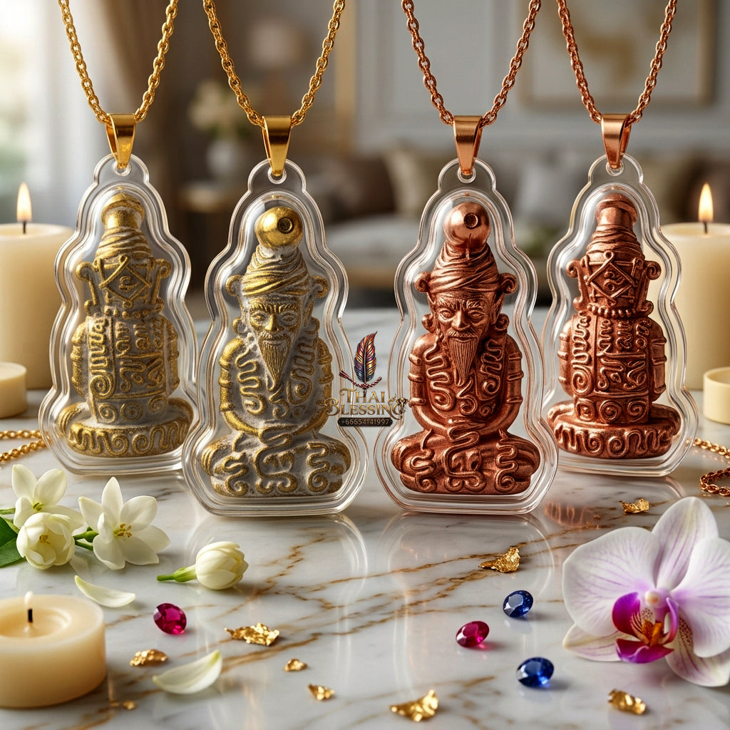 ✨ "Rue Si Nok Ket" (Hermit Nok Ket / The Wild Hermit Master of Esoteric Seduction) - Chanuan Alchemical Metal Edition Raw Occult Charm, Nightlife Magnetism, and Uncompromising Esoteric Seduction!