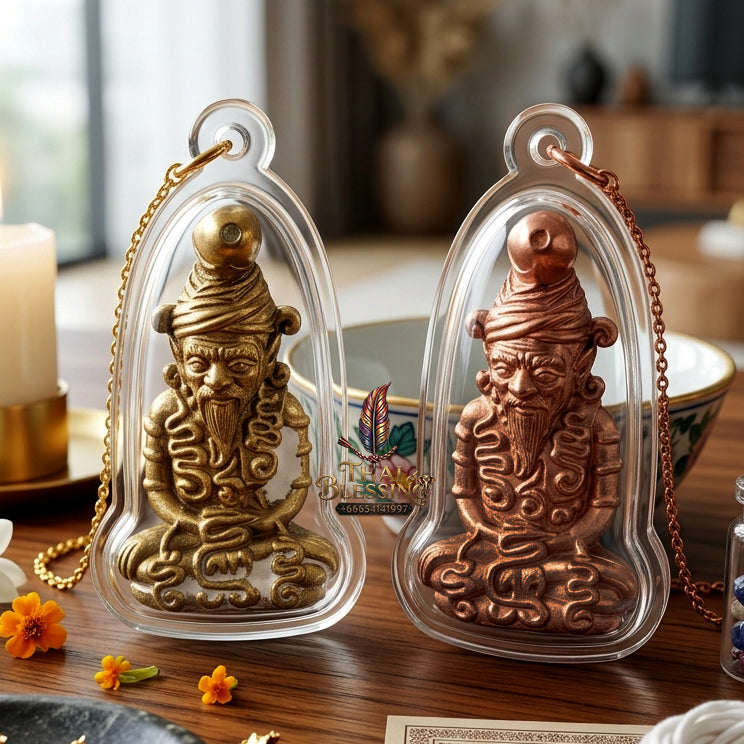 ✨ "Rue Si Nok Ket" (Hermit Nok Ket / The Wild Hermit Master of Esoteric Seduction) - Chanuan Alchemical Metal Edition Raw Occult Charm, Nightlife Magnetism, and Uncompromising Esoteric Seduction!