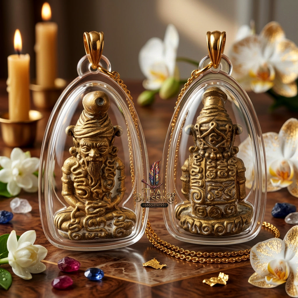 ✨ "Rue Si Nok Ket" (Hermit Nok Ket / The Wild Hermit Master of Esoteric Seduction) - Chanuan Alchemical Metal Edition Raw Occult Charm, Nightlife Magnetism, and Uncompromising Esoteric Seduction!