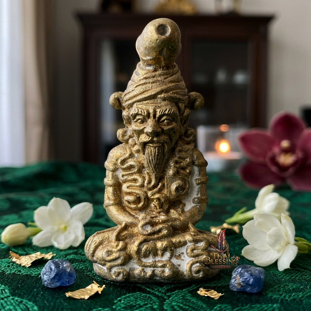 ✨ "Rue Si Nok Ket" (Hermit Nok Ket / The Wild Hermit Master of Esoteric Seduction) - Chanuan Alchemical Metal Edition Raw Occult Charm, Nightlife Magnetism, and Uncompromising Esoteric Seduction!