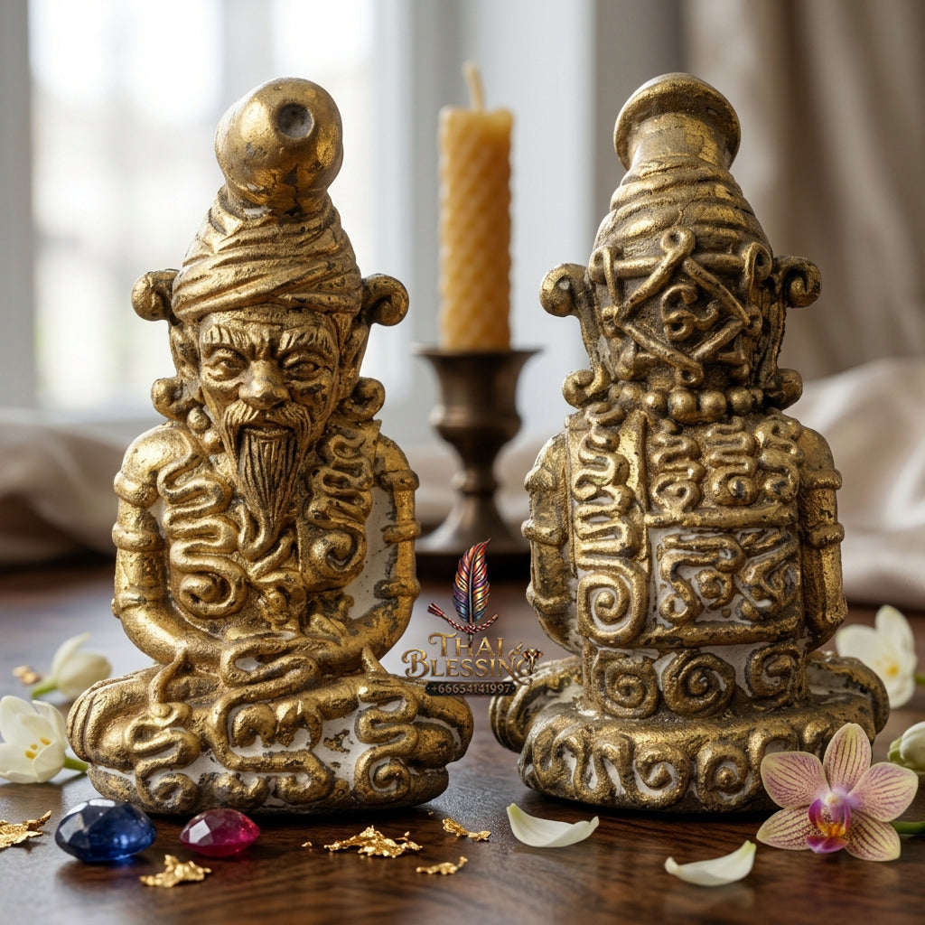 ✨ "Rue Si Nok Ket" (Hermit Nok Ket / The Wild Hermit Master of Esoteric Seduction) - Chanuan Alchemical Metal Edition Raw Occult Charm, Nightlife Magnetism, and Uncompromising Esoteric Seduction!