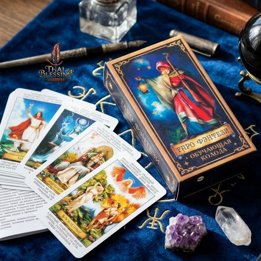 ✨ ТАРО ФэнТЕЗИ Russian Version Tarot Cards with Guide Book - Immersive Fantasy Art Divination and Fortune-Telling Card Game Set