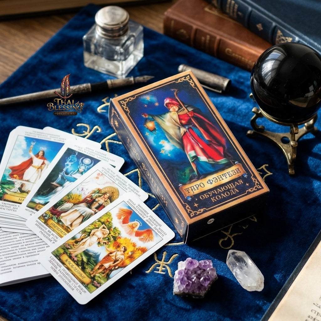 ✨ ТАРО ФэнТЕЗИ Russian Version Tarot Cards with Guide Book - Immersive Fantasy Art Divination and Fortune-Telling Card Game Set