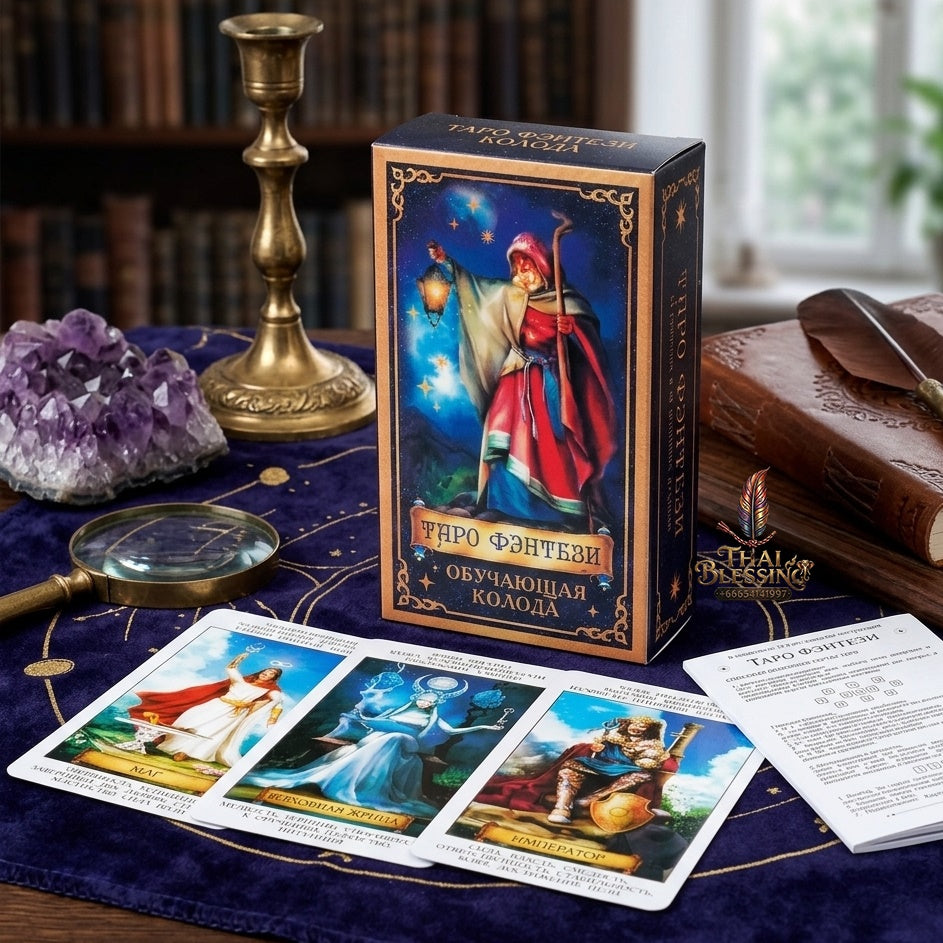 ✨ ТАРО ФэнТЕЗИ Russian Version Tarot Cards with Guide Book - Immersive Fantasy Art Divination and Fortune-Telling Card Game Set