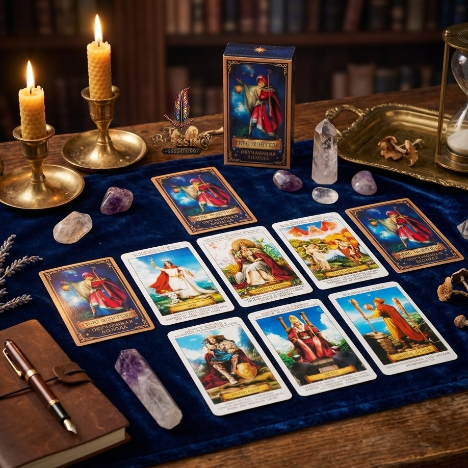 ✨ ТАРО ФэнТЕЗИ Russian Version Tarot Cards with Guide Book - Immersive Fantasy Art Divination and Fortune-Telling Card Game Set